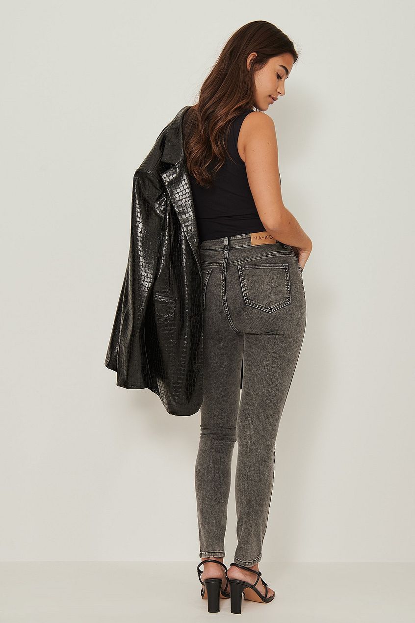 Skinny High Waist Stretch Jeans For Womens - DENIMS 