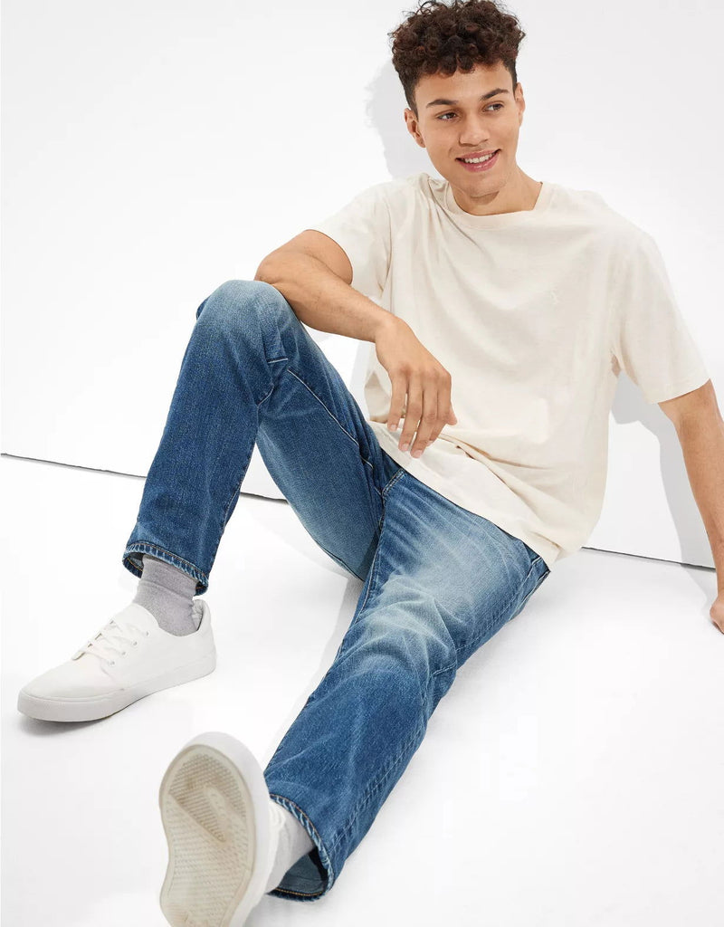 Slim Straight Jeans For Men - DENIMS 