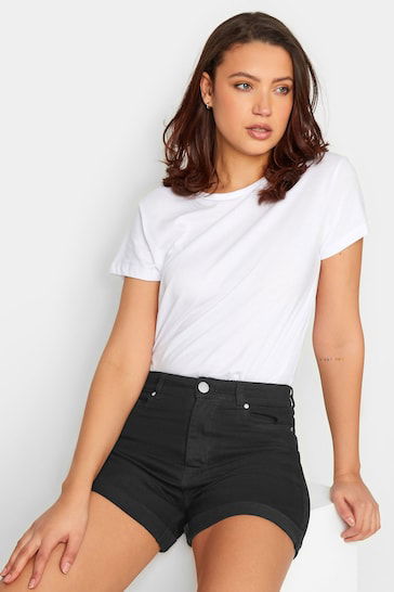 Tall Sally Turn Hem Mom Short For Women - DENIMS 