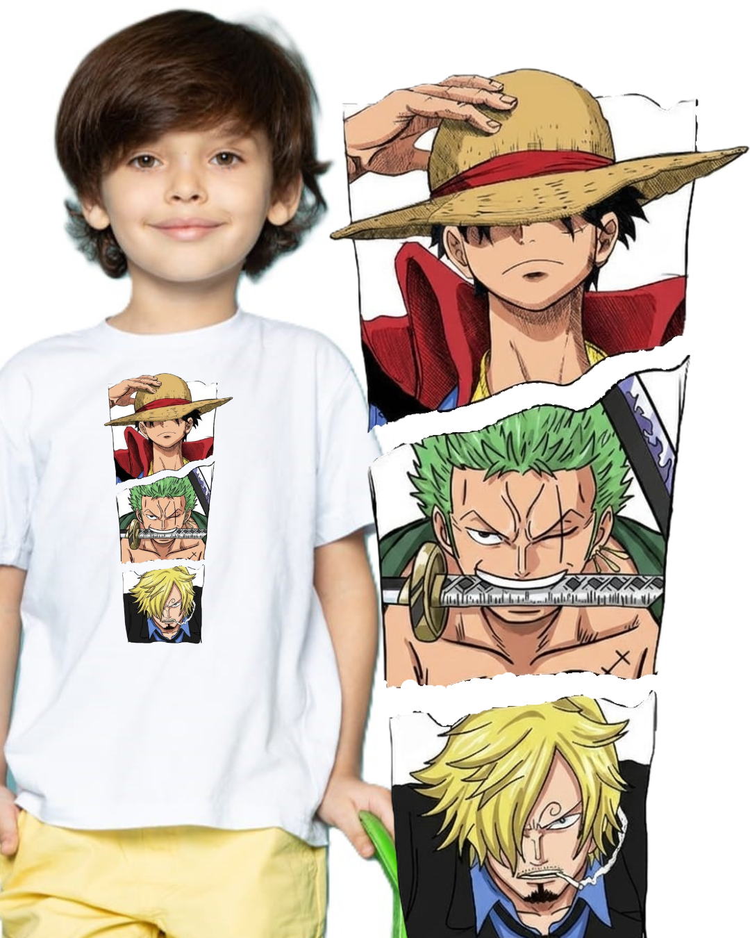 Luffy, Zoro and Sanji T-shirt