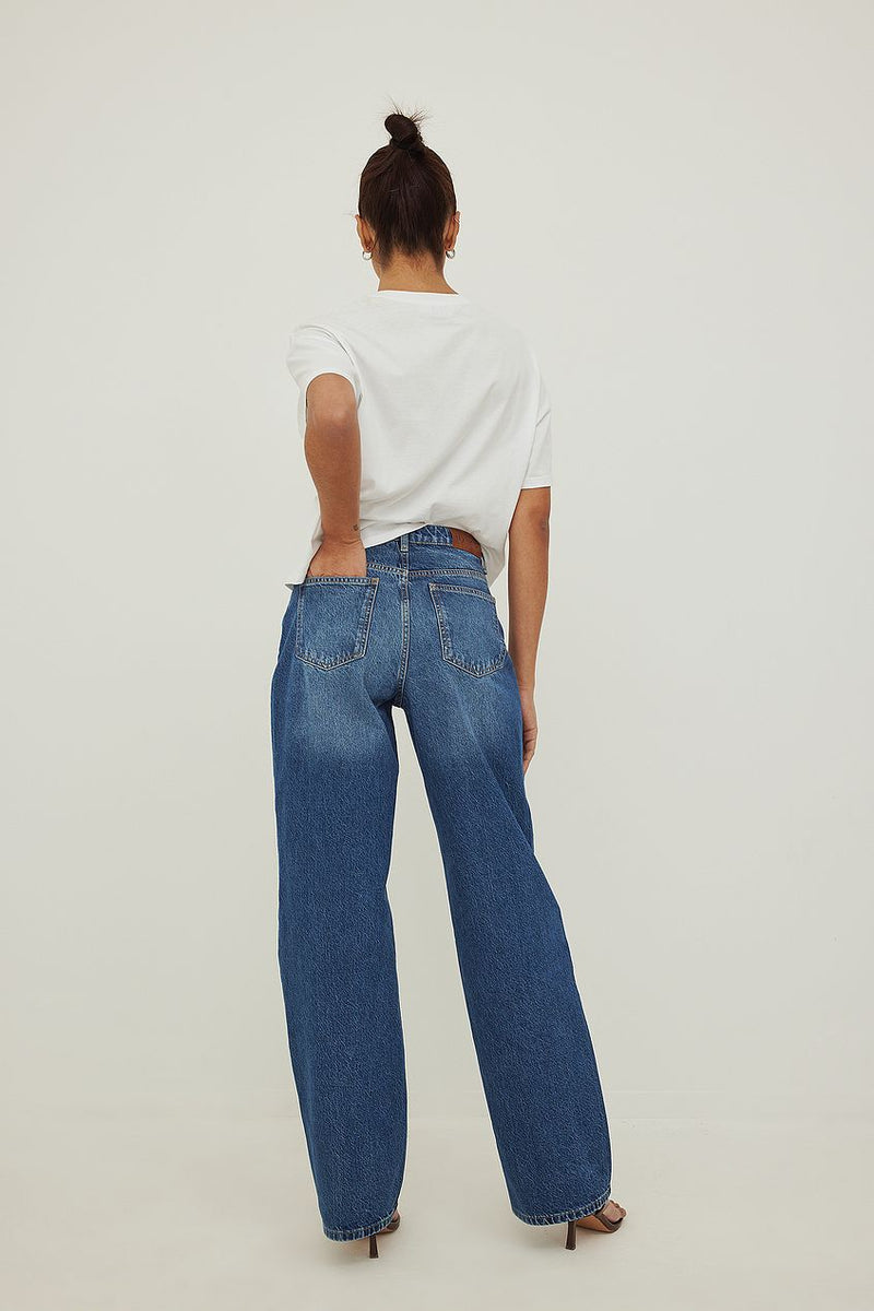 Wide Leg Loose Denim - DENIMS 