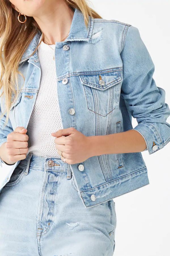 Women Light Blue Women Jacket - DENIMS 