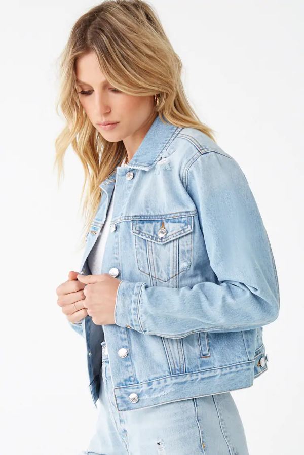 Women Light Blue Women Jacket - DENIMS 