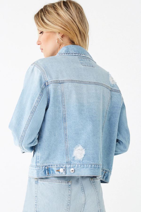 Women Light Blue Women Jacket - DENIMS 