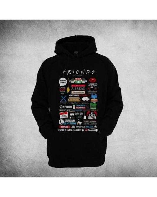 Black Friend Hoodie for womens - DENIMS - Hoodies & Sweatshirts - 