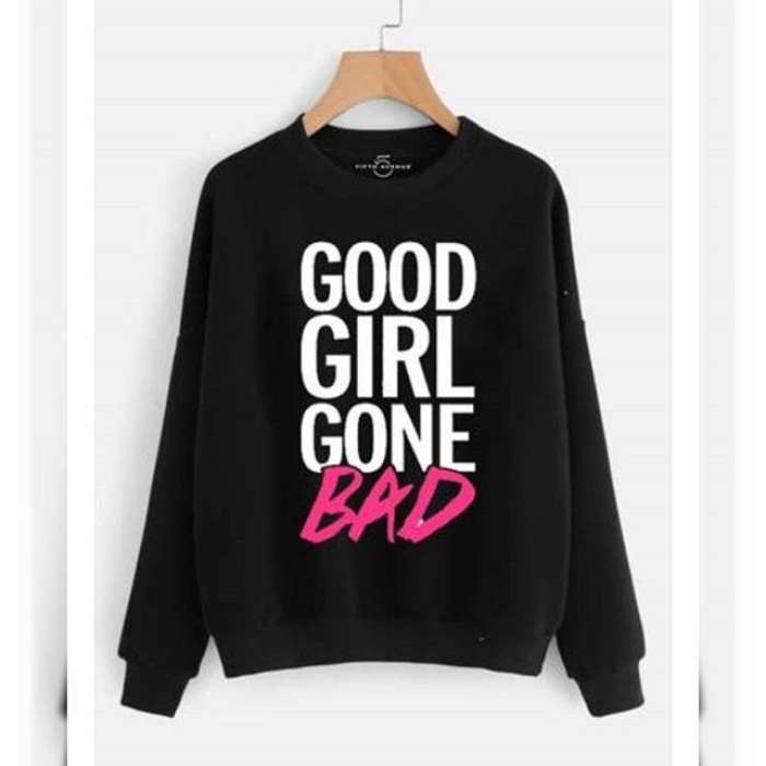 Black Good Gone Bad Sweatshirt For womens - DENIMS - Hoodies & Sweatshirts - 