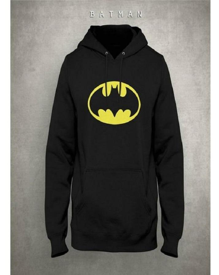 Black Hoody Batman Hoody Fit Hoodie For Mens - DENIMS - Hoodie & Sweatshirt - 