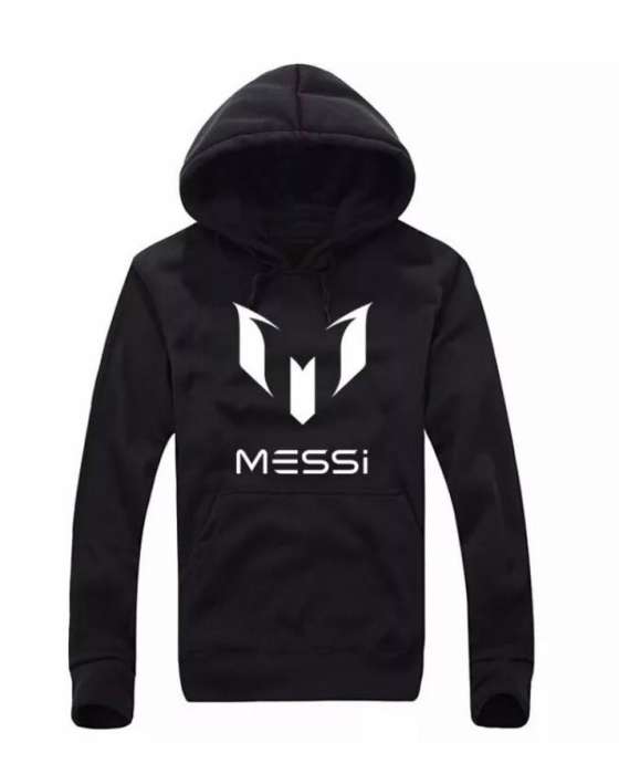 Black messi hoodie (2) for womens both - DENIMS - Hoodies & Sweatshirts - 