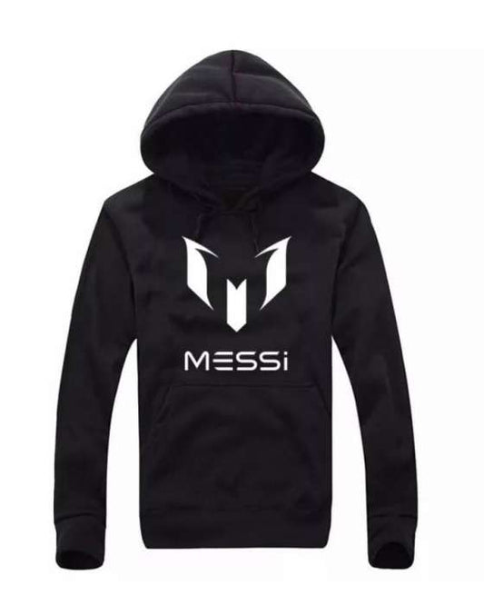 Black messi hoodie (2) for womens both - DENIMS - Hoodies & Sweatshirts - 