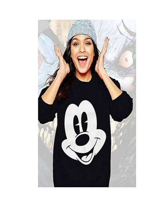 Black micky sweat shirt For and Women - DENIMS - Hoodies & Sweatshirts - 