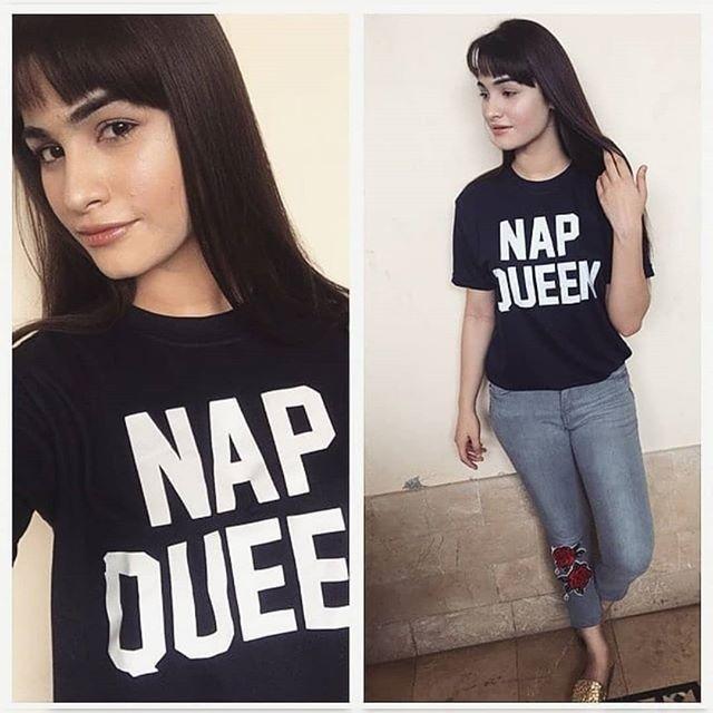 Black Nap Queen Cotton Printed T - Shirt For Women - DENIMS - Tops & T - Shirts - 