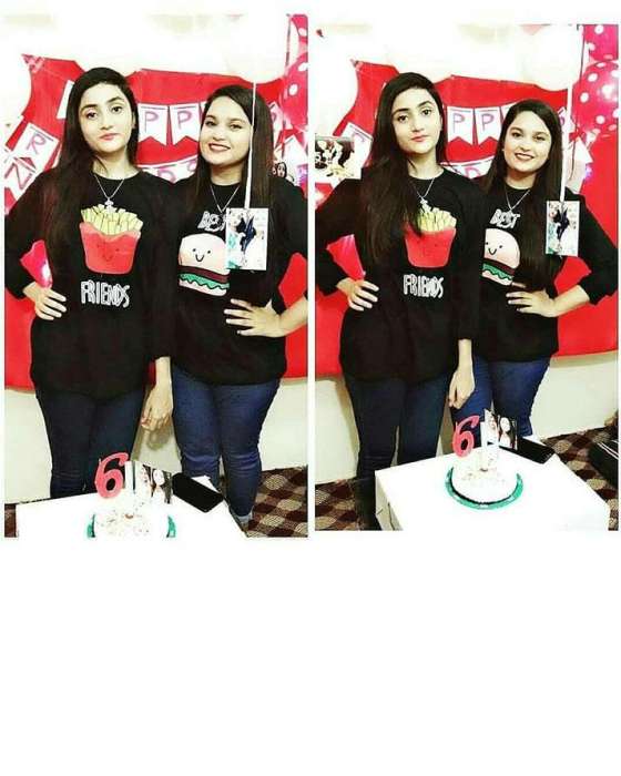 BLACK PACK OF 2 BEST FRIENDS SWEATSHIRT FOR WOMEN - DENIMS - Hoodies & Sweatshirts - 