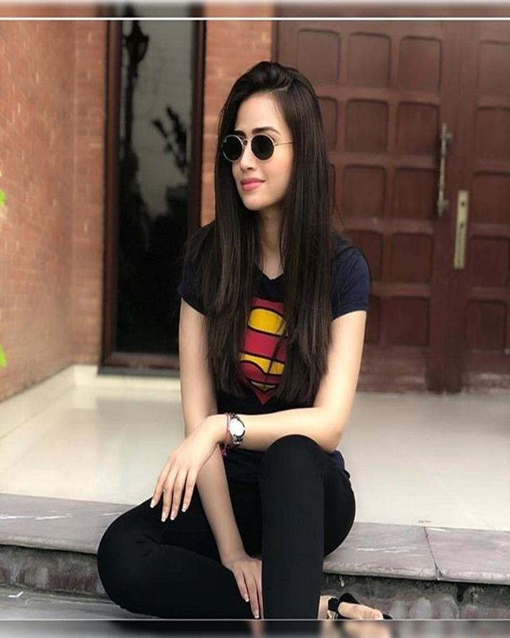 Black Super Girl Cotton Printed T - Shirt for Women - DENIMS - Tops & T - Shirts - 