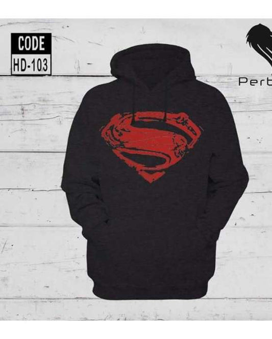 Black superman hoodie for womens both - DENIMS - Hoodies & Sweatshirts - 