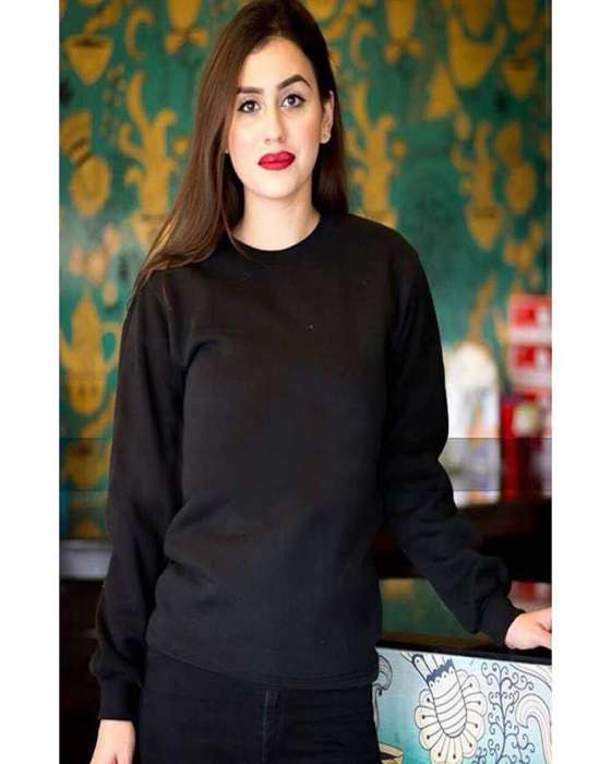 Black Sweat Shirt For womens - DENIMS - Hoodies & Sweatshirts - 