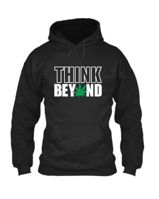 Black think beyound hoodie for womens both - DENIMS - Hoodies & Sweatshirts - 