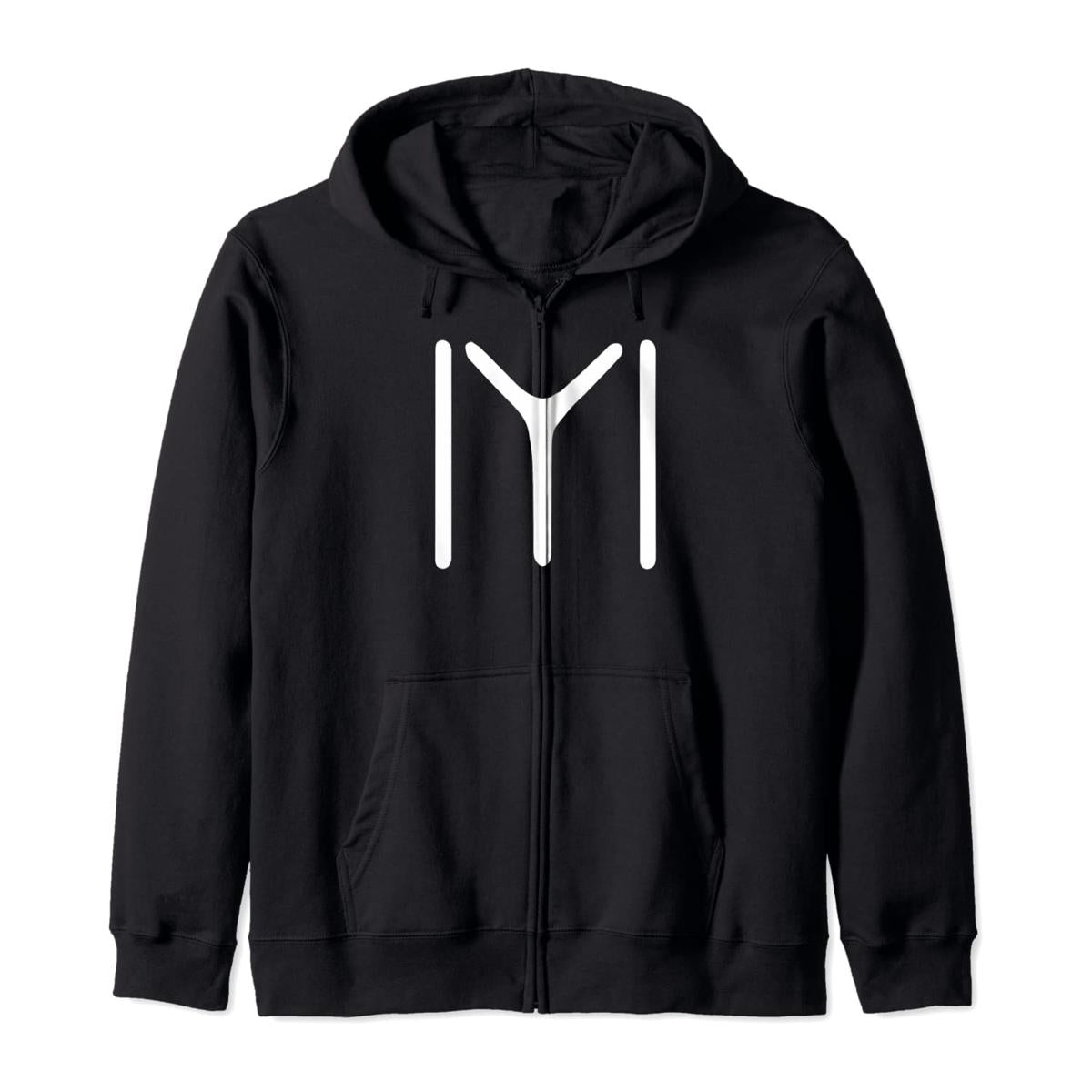 Black winter Ertugral Hoodie for men - DENIMS - Hoodie & Sweatshirt - 