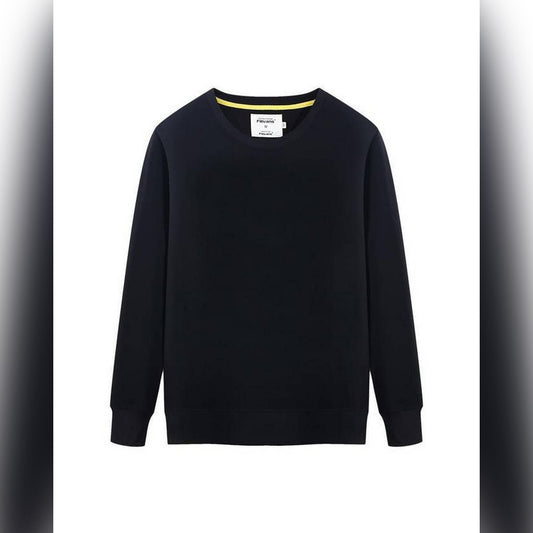 Black Winter Sweatshirt For Men - DENIMS - Hoodie & Sweatshirt - 