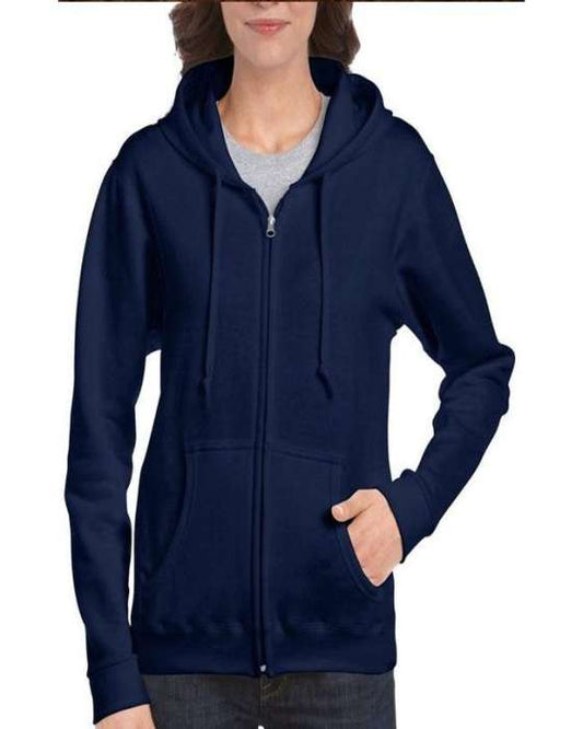 Blue zipper hoodie for and women - DENIMS - Hoodies & Sweatshirts - 