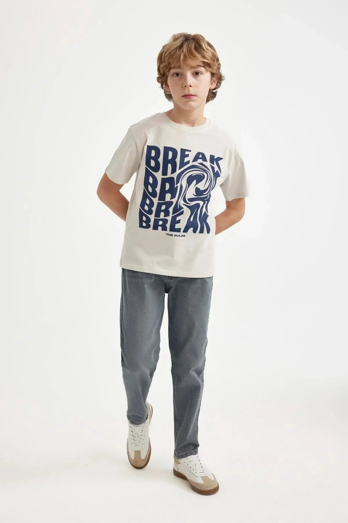 Boy's Balloon Fit Straight Leg Jean Trousers - DENIMS - Boys Jeans - 