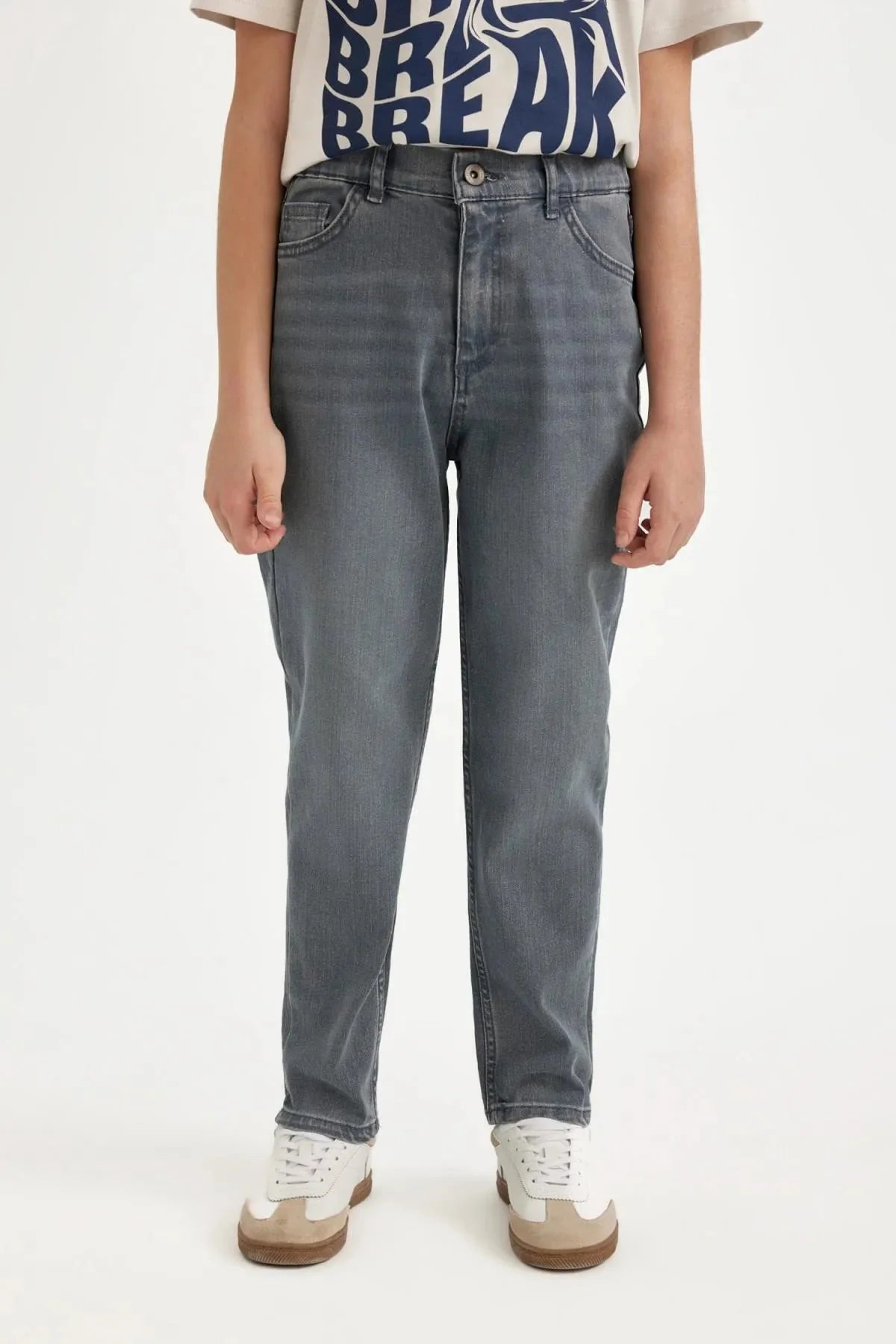 Boy's Balloon Fit Straight Leg Jean Trousers - DENIMS - Boys Jeans - 