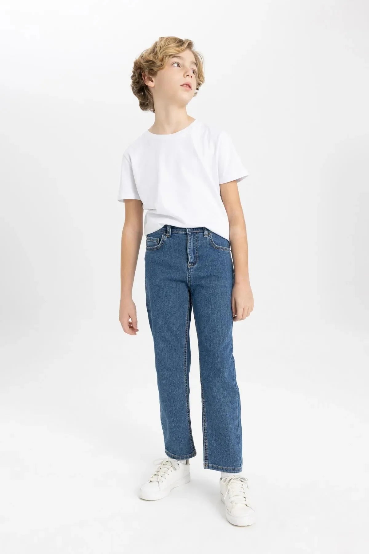 Boy's Loose Fit Standard Leg Jean Trousers - DENIMS - Boys Jeans - 