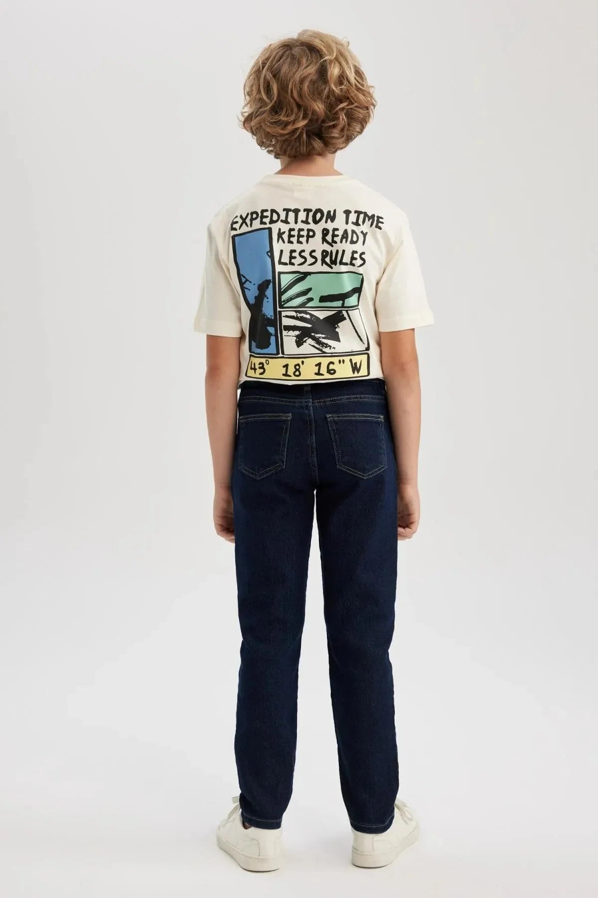 Boy's Slim Fit Skinny Leg Jeans School Trousers - DENIMS - Boys Jeans - 