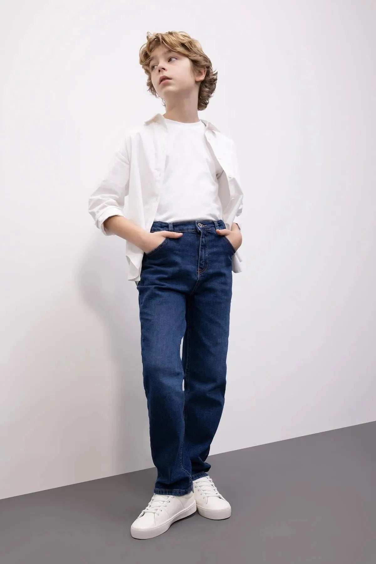 Boy's Straight Fit Straight Leg Jeans - DENIMS - Boys Jeans - 