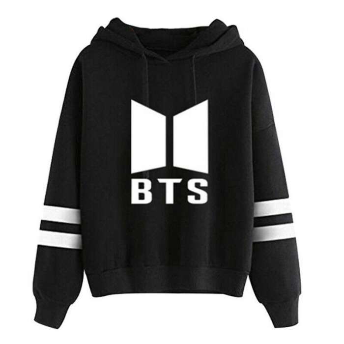 BTS Hoodie Bangtan Spring Hoodies With Pocket 376 - DENIMS - Hoodies & Sweatshirts - 