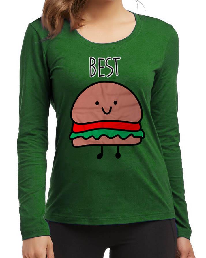 Burger High New Fashion Green Excellent Quality High Graphic Full T - Shirt - DENIMS - Tops & T - Shirts - 
