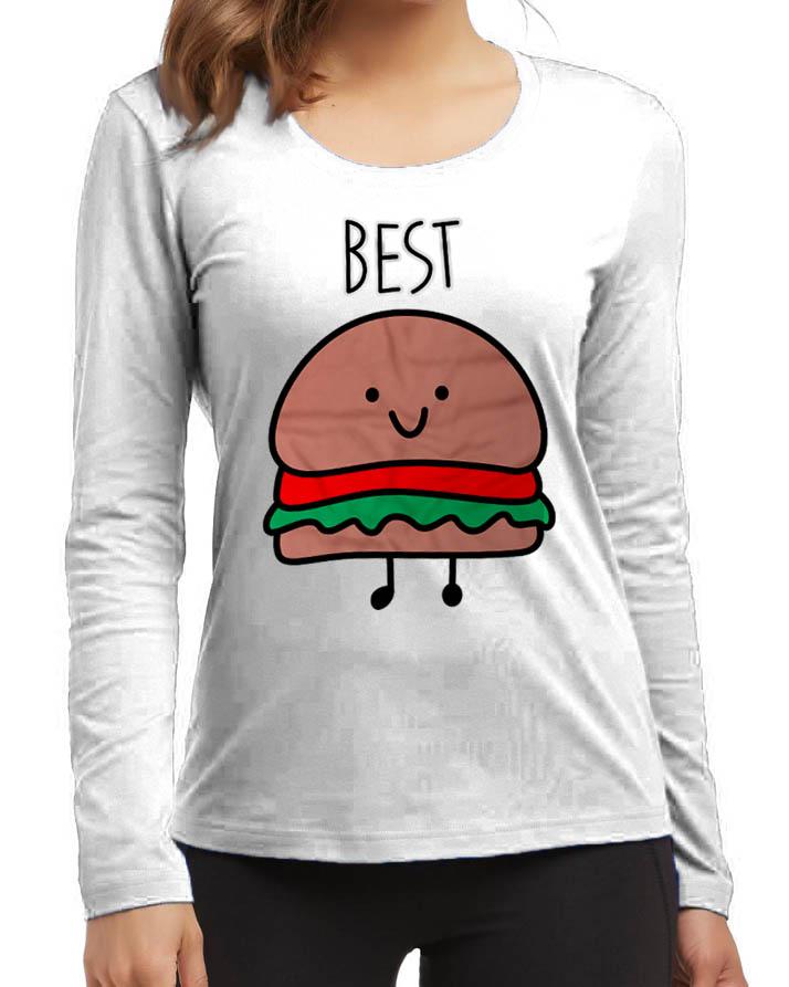 Burger High New Fashion White Excellent Quality High Graphic Full T - Shirt - DENIMS - Tops & T - Shirts - 