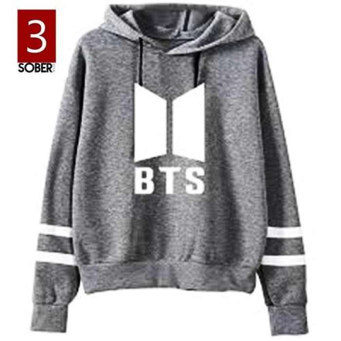 Sober Wear Fleece Cotton Pull Over Bts Hoodie For womens 330
