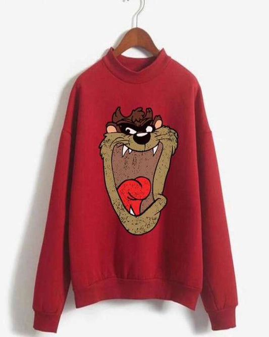 Cartoon Printed Sweat Shirt For womens - DENIMS - Hoodies & Sweatshirts - 