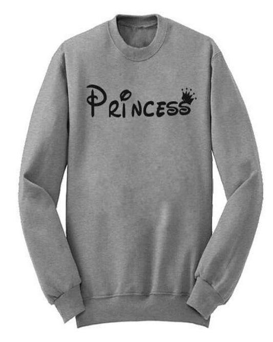 Princess Grey Sweatshirt For