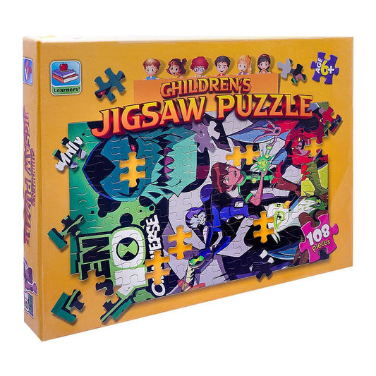 Childern Jigsaw Puzzle Ben10, For 6+ Years - DENIMS - Board Games - 