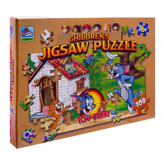 Childern Puzzle Jigsaw Tom & Jerry, For 6+ Years - DENIMS - Board Games - 