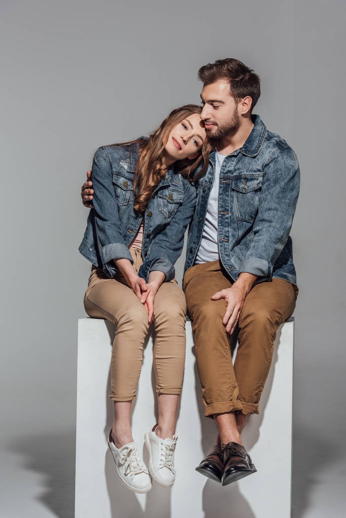 Couple Denim Jacket Blue - DENIMS - Denim Jackets - 