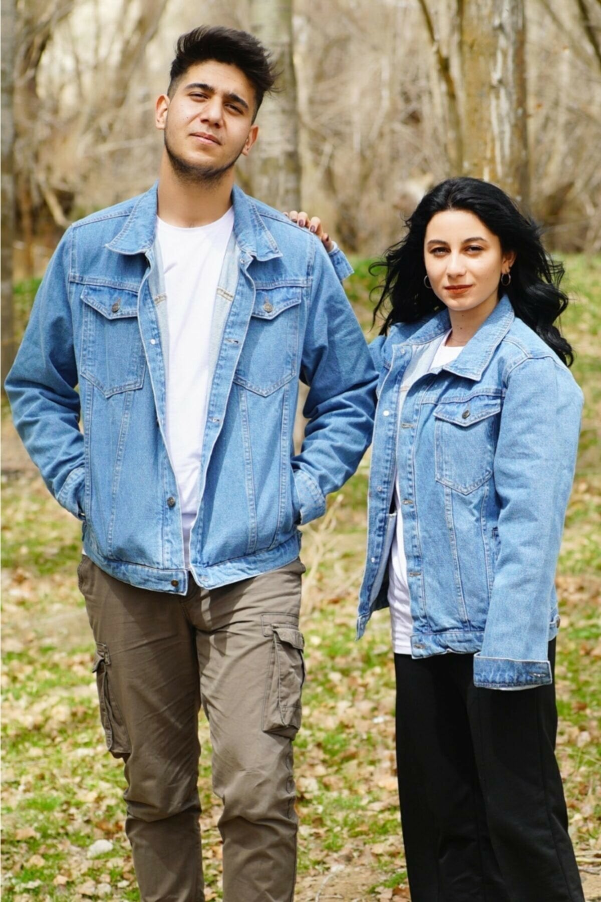 Couple Denim Jacket Light Blue - DENIMS - Denim Jackets - 