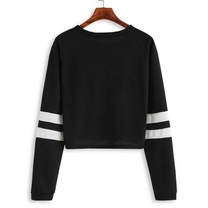 Crop Hoodie For Womens By 778 - DENIMS - Hoodies & Sweatshirts - 