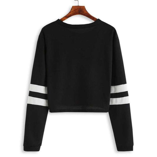 Crop Hoodie For Womens By 778 - DENIMS - Hoodies & Sweatshirts - 