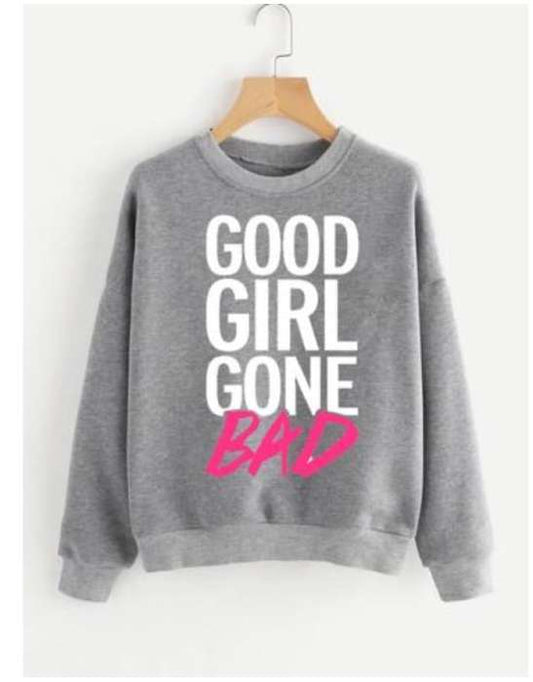 Womens Grey Bad Sweatshirt