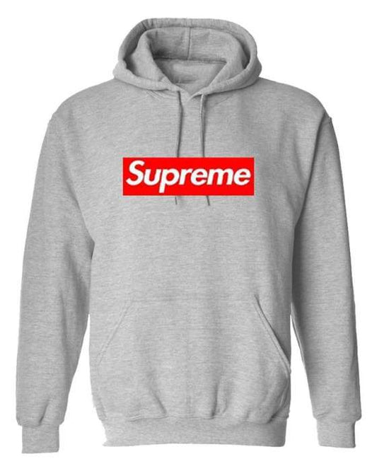 White supreme hoodie for womens both