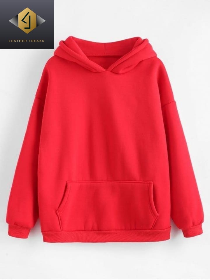 Do WHat Makes You Happy Printed Fleece Full Sleeves Pull Over Hoodie For Women - DENIMS - Hoodies & Sweatshirts - 