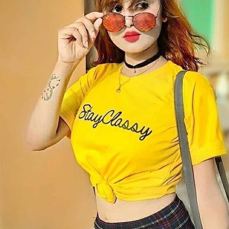 Summer Collection High Quality Printed Round Neck Half