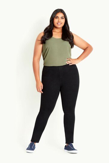 Evans Curve Fit Denim Blue Jeggings - DENIMS - Jeggings & Leggings - 