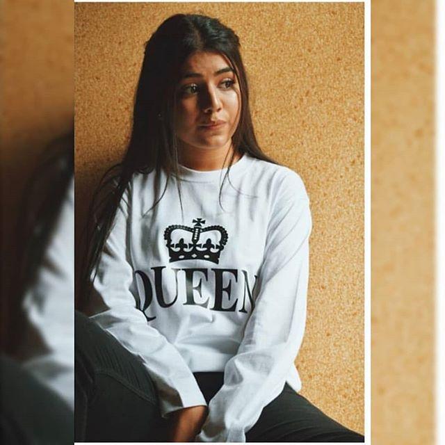 White Queen Printed T-Shirt For Women