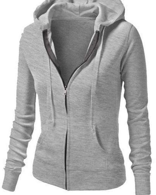 HB INDUSTRIES Women s Simple Grey Hoodie