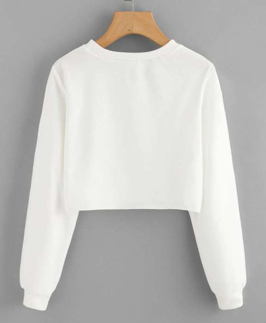 HB INDUSTRIES Crop Sweatshirt for womens