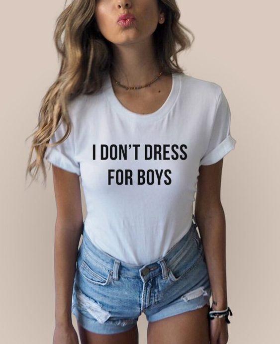 Feminist Shirt - Letter Printed T - Shirt For Elegant Women - DENIMS - Tops & T - Shirts - 