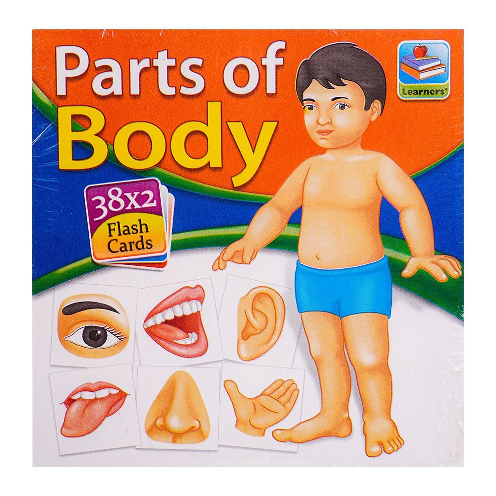 Flash Cards Small Parts Of Body - DENIMS - Board Games - 